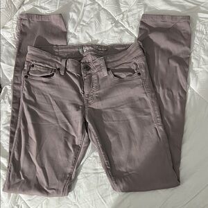 Chic Mauve Denim Pants